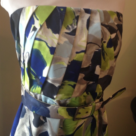 Blue and Green Sundress - Picture 2 of 4