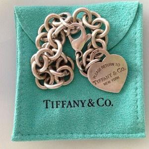 Reserved***Tiffany Heart Tag Bracelet