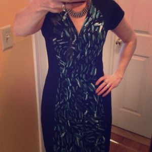 @grneyedbeauty77  Banana Republic cap sleeve dress