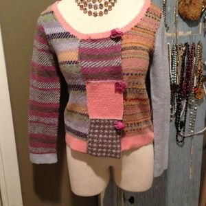 REDUCED Sleeping On Snow cardi from anthropologie