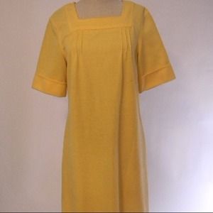 Yellow vintage dress