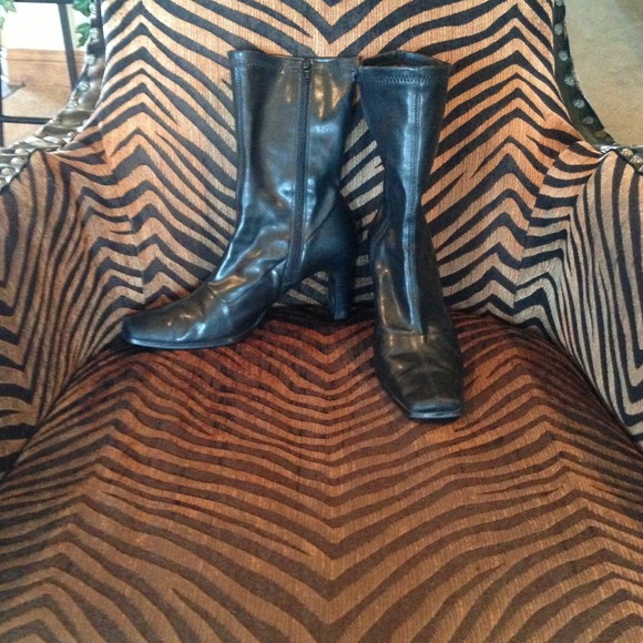 Calf length boots