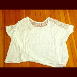 Forever 21 lace dolman top