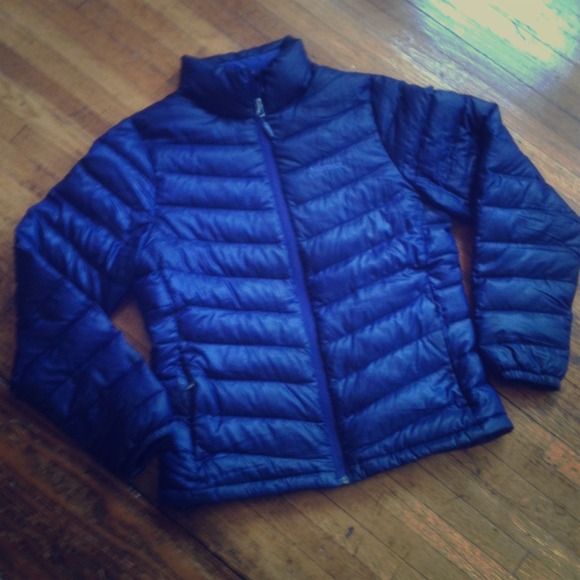 Purple Marmot 800 fill goose down quilted puffer