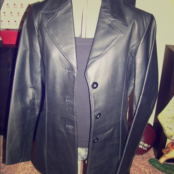 Reserved~~Leather Jacket