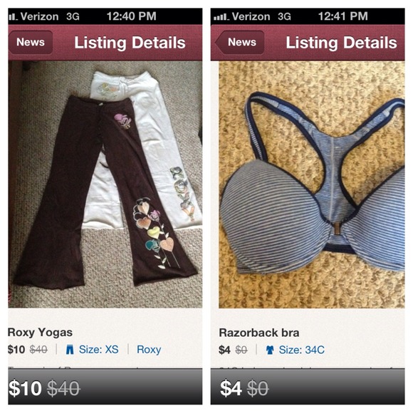 Yogas and bra