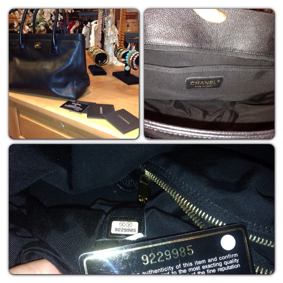 ⛔SOLD⛔Chanel Caviar Cerf Exec Tote - Picture 3 of 4