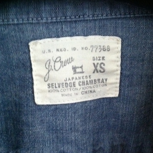 Host Pick! Jcrew Selvedge Chambray - Picture 3 of 3