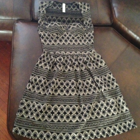 Beautiful black and gold dress