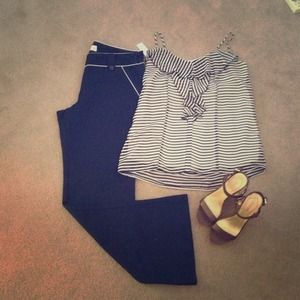 Trousers and Stripes top BUNDLE for Portersk :)