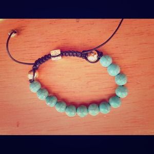 Aqua blue bracelets