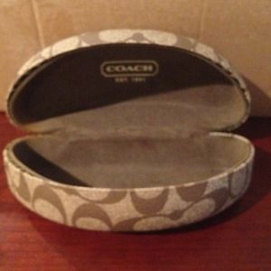 Authentic coach sunglasses case