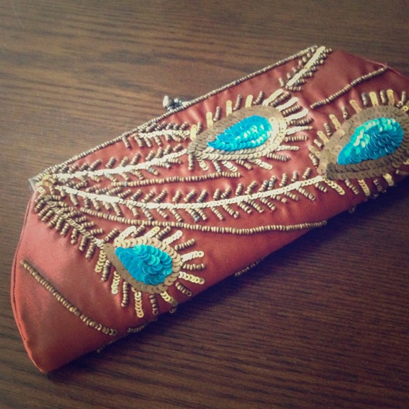 Clutches & Wallets - Beaded clutch