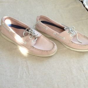 Pale Pink Sperry Top-sider Deck Shoe 6.5