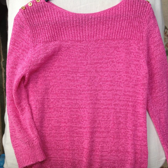 Chaps pink sweater