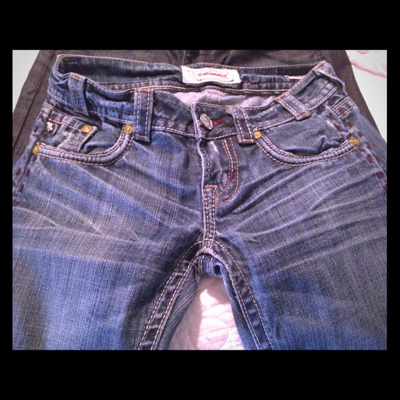 💢RESERVED💢MEK bootcut jeans - Picture 1 of 4