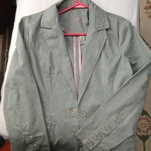 Olive blazer jacket