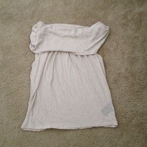 Club monaco Cream colored/ off the shoulder top