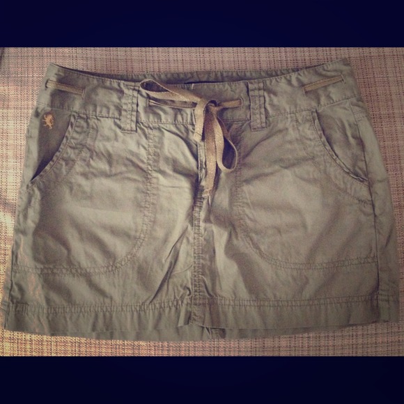 Olive Green Drawstring Express Skirt!!
