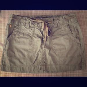 Olive Green Drawstring Express Skirt!!