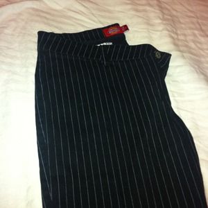 Dickies - Black-n-White Pinstripped Slacks