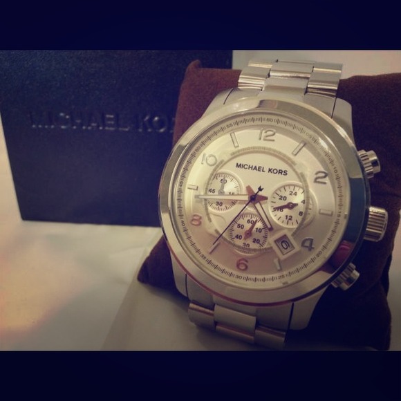 Michael Kors Jewelry - Michael Kors Runway Oversized watch MK8086