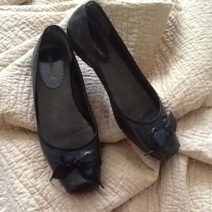 Madeline black ballet flats