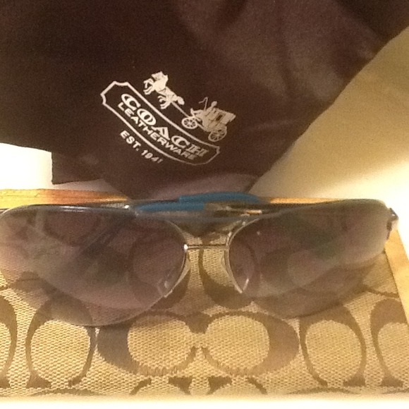 "SOLD" Brand new Coach aviator glasses