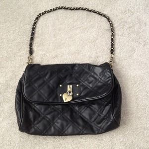 Quilted black bag