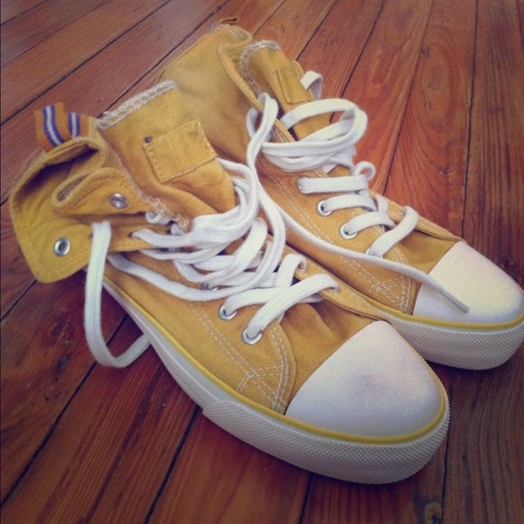American eagle mustard high tops