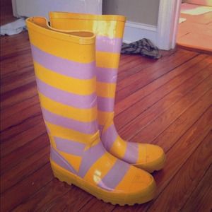 RESERVED! J crew rain boots
