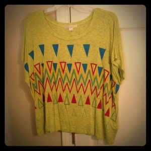 Aztec print top
