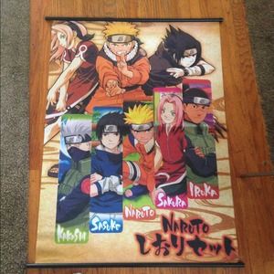 Anime wall scroll naruto
