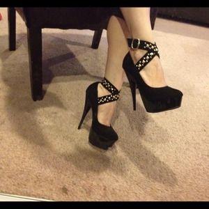 sexy black heels
