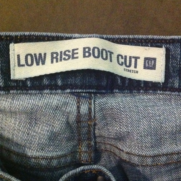 Gap low rise bootcut denim jeans