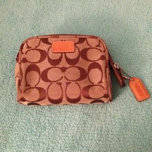 Authentic older coach makeup bag.