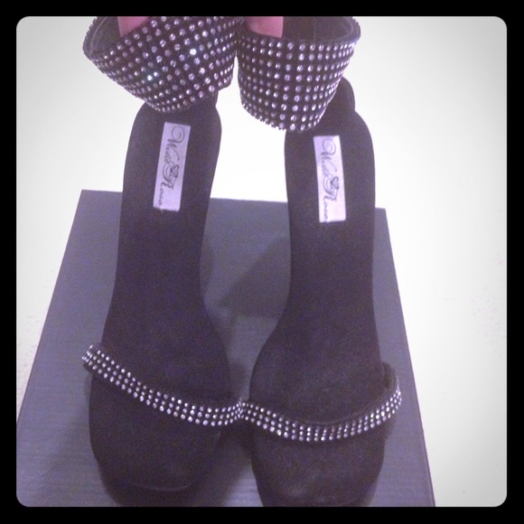 Black stilettos
