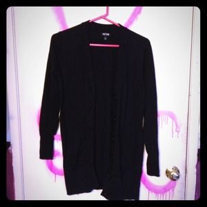 Oversized "boyfriend" cardigan