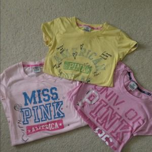 Victoria Secret Pink shirts bundle