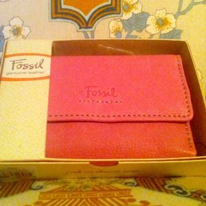 Genuine leather Fossil wallet