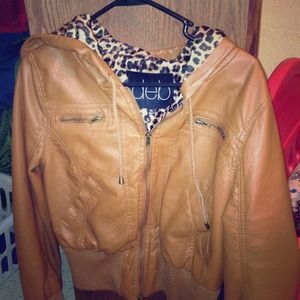On hold!! Faux leather jacket