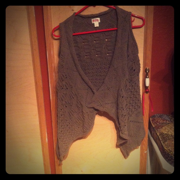 Green Knit Vest💜