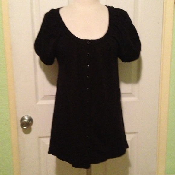Short sleeve cardigan