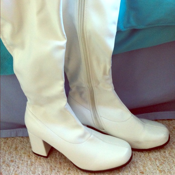 White Go-Go Boots