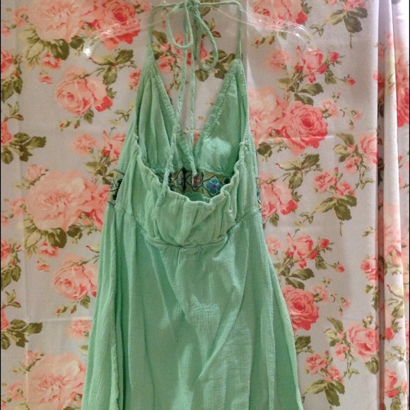 ❤SOLD❤Super cute gauze cotton halter - Picture 3 of 3