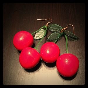 🌟SOLD🌟ALDO cherry earrings!