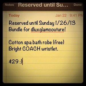 Bundle reserved til Sunday!