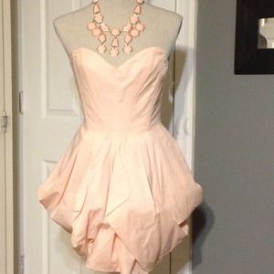 Pink Asos Bustier dress