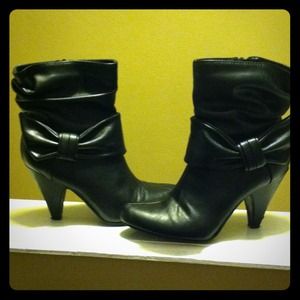 Black ankle boots