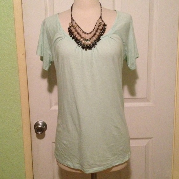 Mint short sleeve top
